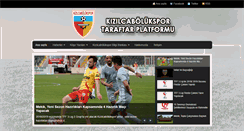 Desktop Screenshot of kizilcabolukspor.org